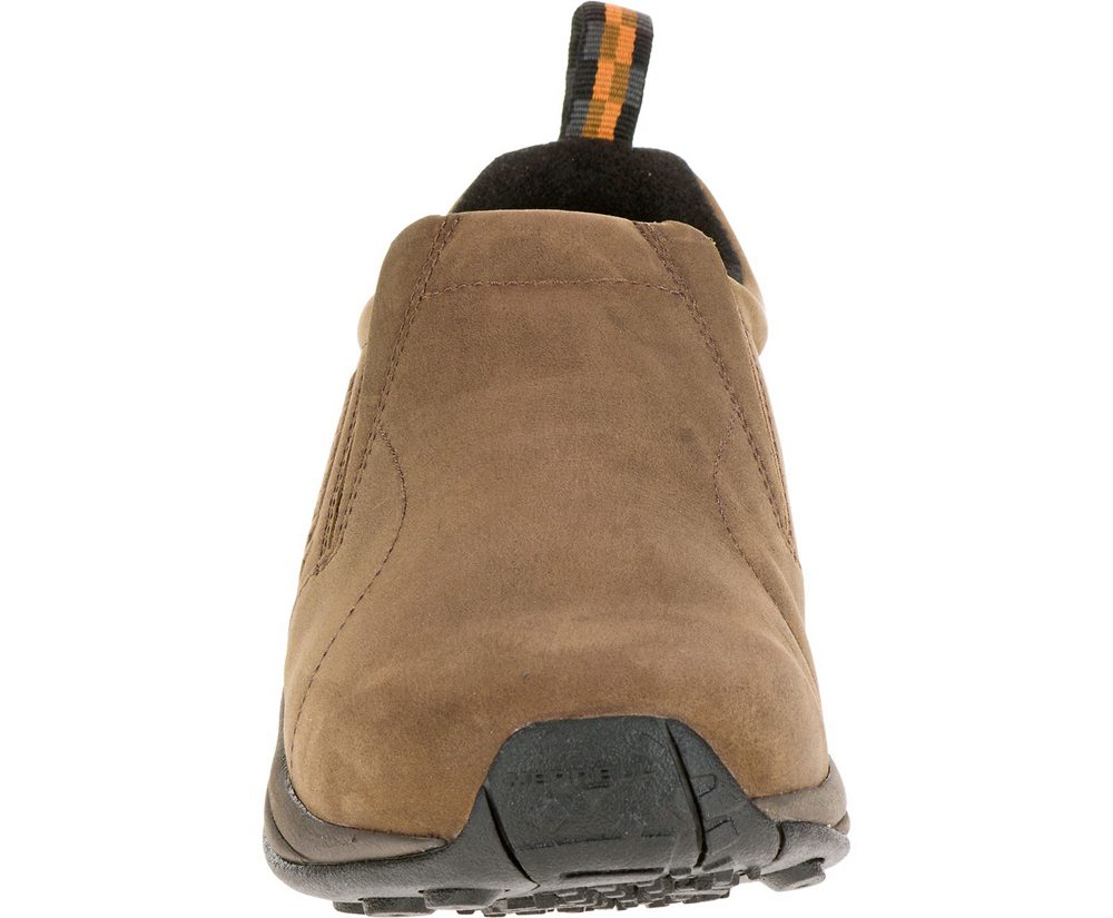 Merrell Slip Ons Brown - Jungle Moc Nubuck Wide Width - Mens 17QXOKYGB